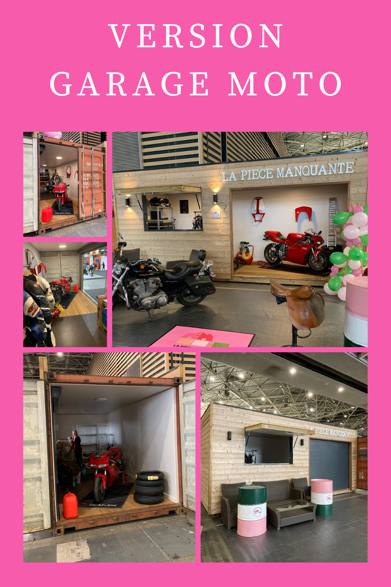 Modèle d'exposition Salon du 2 Roues - Modèle polyvalent Garage moto / Poolhouse