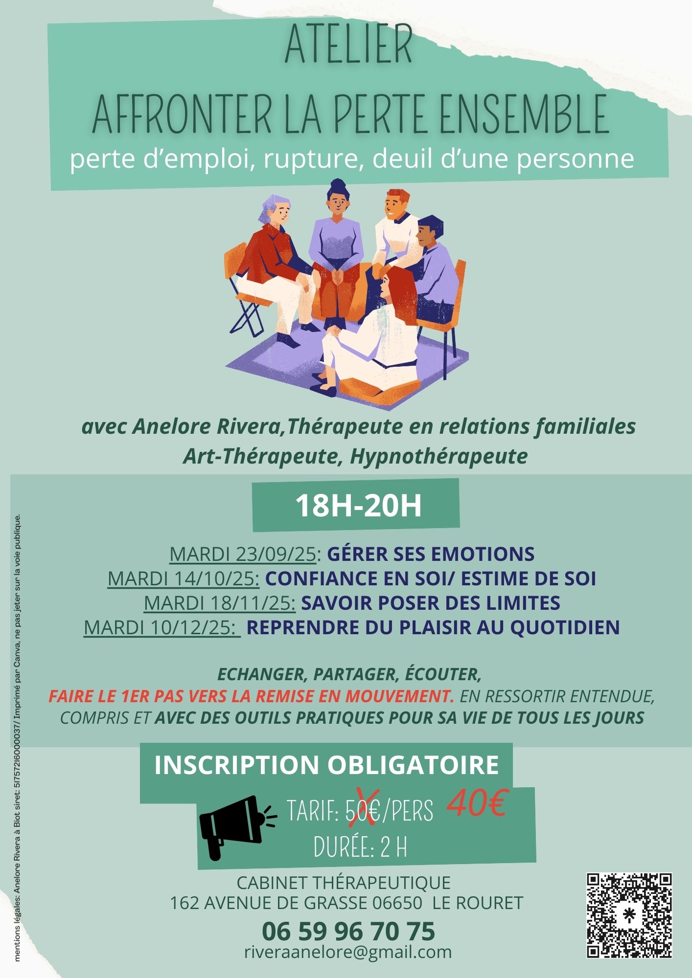 Atelier Affronter la perte ensemble