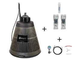 Piège anti-moustiques BG Protector + 2 BG-Mozzibait + Kit CO2 pour tous les types de moustiques