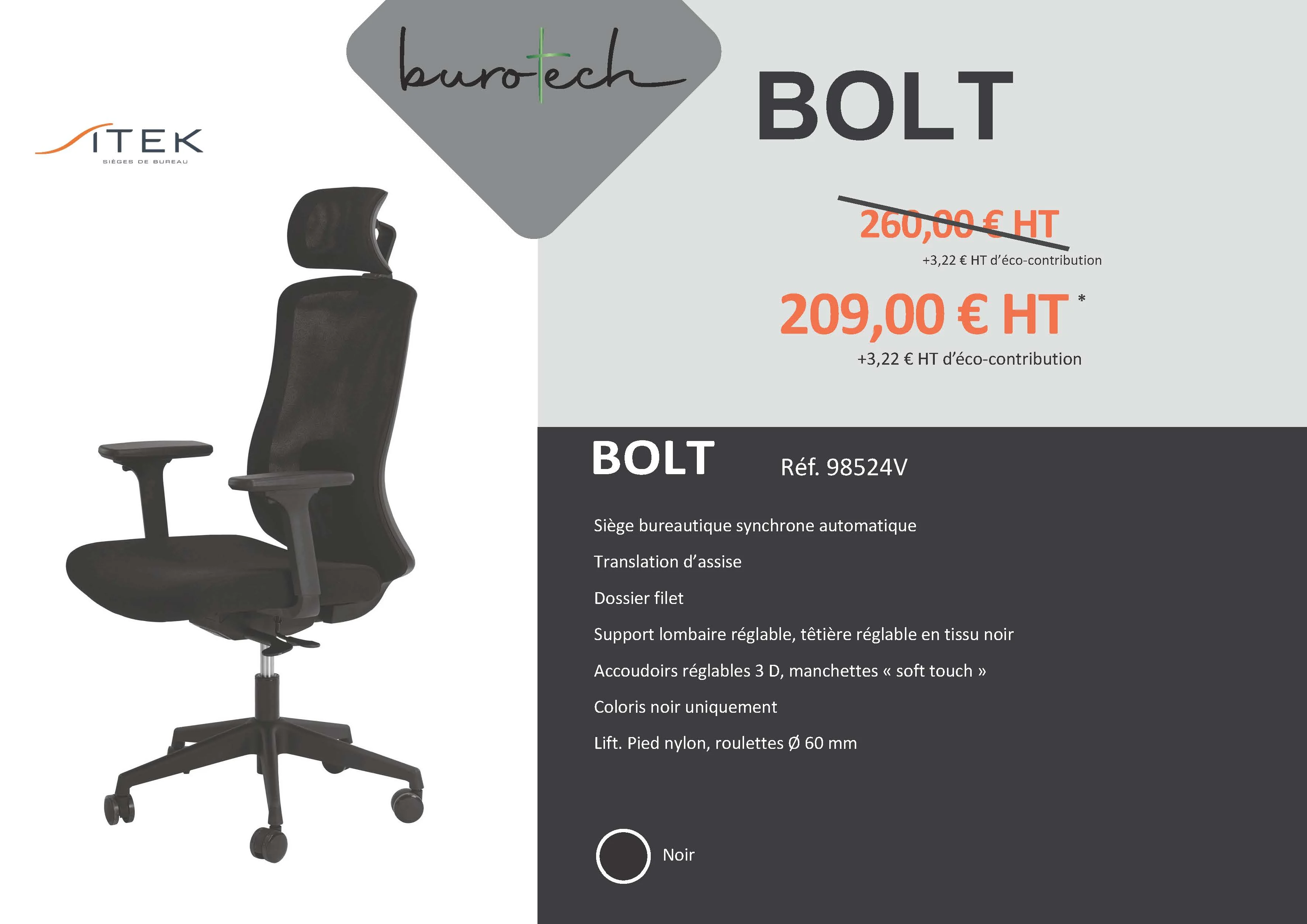 Promotion sièges ergonomique