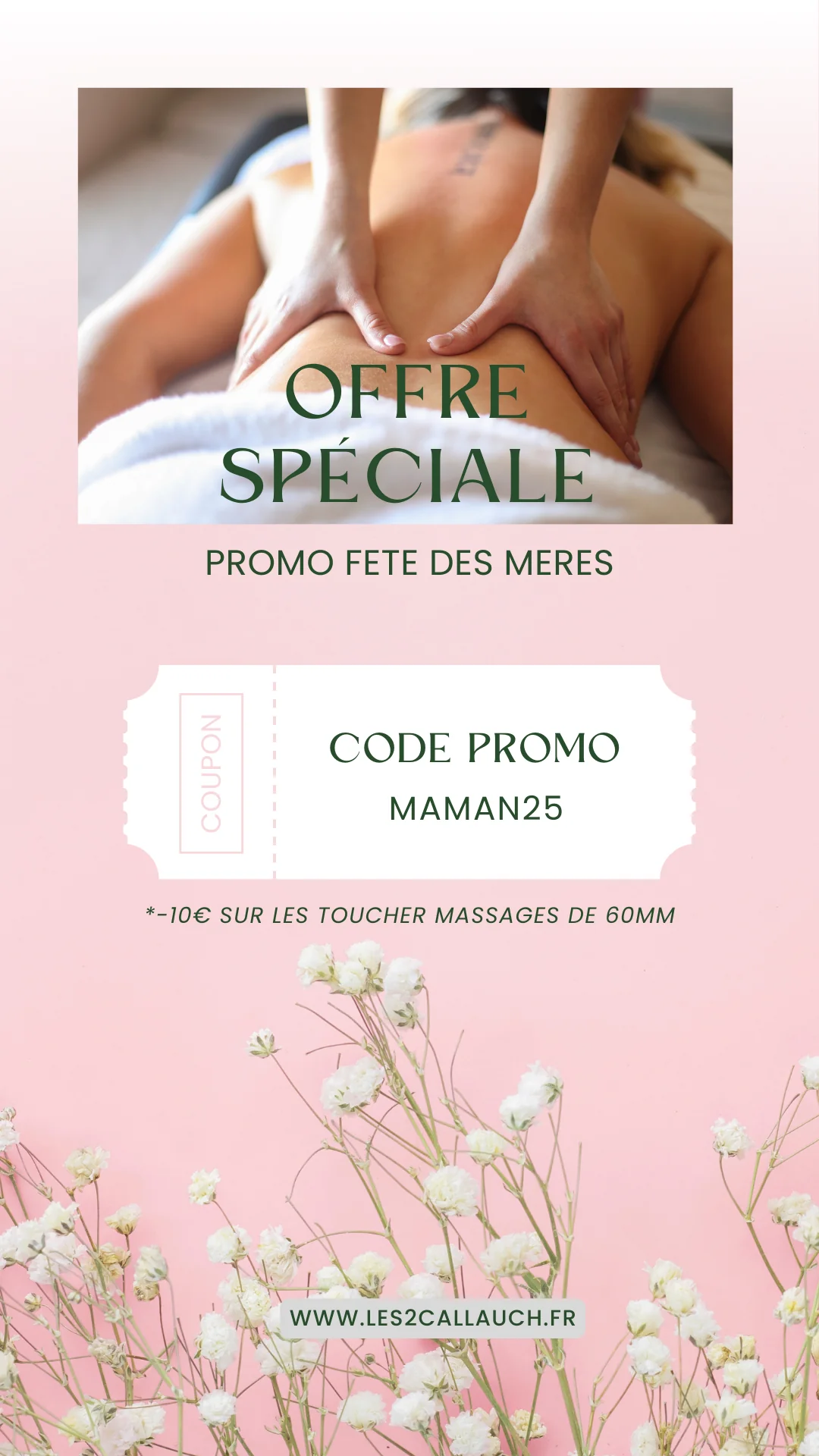 Offre spéciale Fête des Mères!