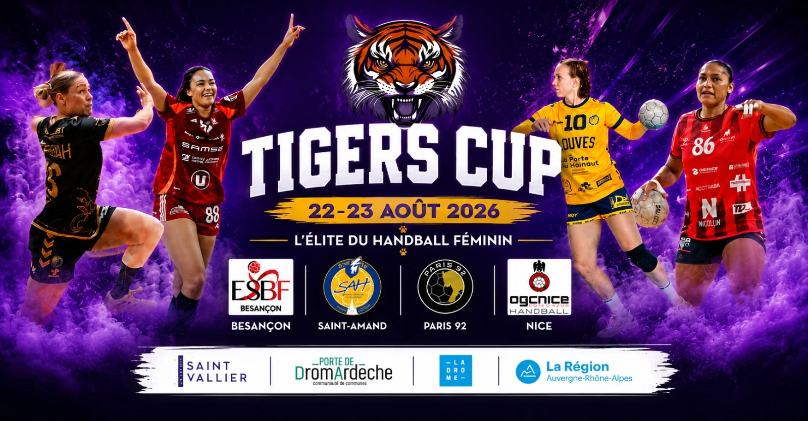 Tournoi professionnel de handball féminin - TIGERS CUP 2026