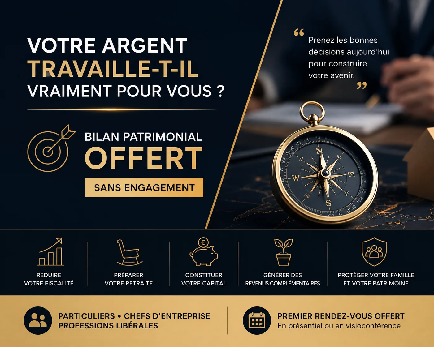 Vous pensez que votre patrimoine est optimisé ? Vérifions-le ensemble.