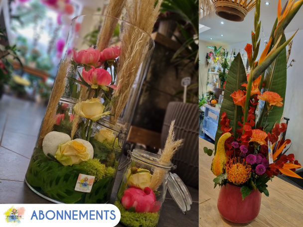 Décorez et fleurissez vos bureaux et commerces avec les abonnements floraux d'Indécence, fleuriste à Lyon 3.